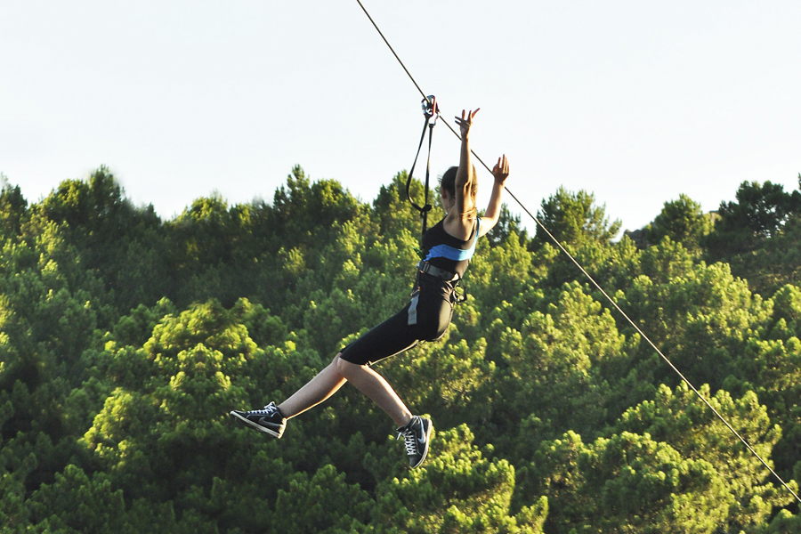 The adventure parks around Madrid become fashionable